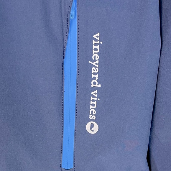 Vineyard Vines Convertible Jacket to Vest Performance Wear Size Medium in Navy - Picture 4 of 16
